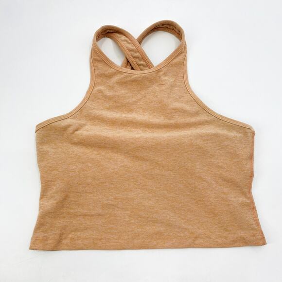 Beyond Yoga tan orange crop top - Picture 3 of 4